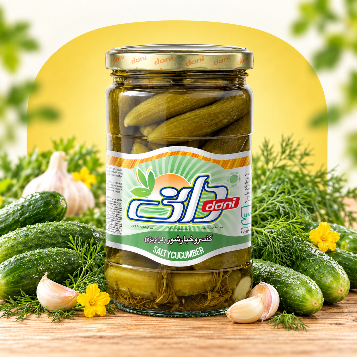 خیارشور فراویژه شیشه‌ای